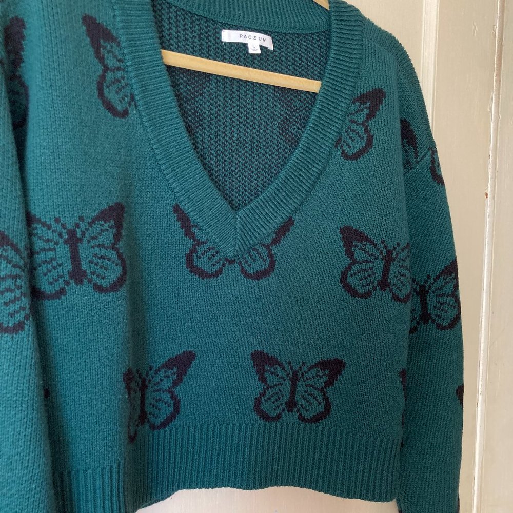 PacSun Intarsia V-Neck Sweater